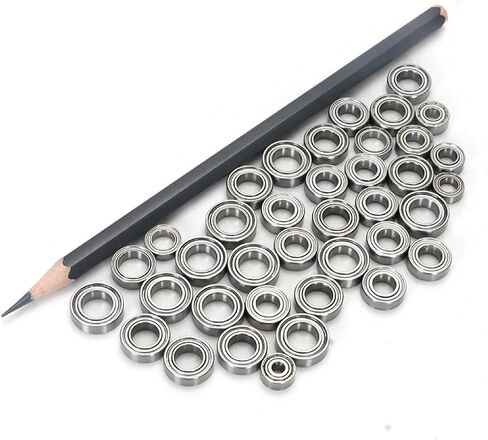 Premium Mini Ball Bearings, 10 Pack, Precision Engineered, Compact Size, Low Friction Design for DIY Projects, Hobbies, Small Machinery (682 2x5x2.3mm RS) in Saudi Arabia