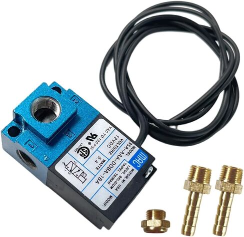 صمام الملف اللولبي للتحكم في تعزيز 3 منافذ، بديل لسلسلة MAC Valve 35A وOEM 35A-AAA-DDBA-1BA، 12V DC 5.4W وحدة تحكم إلكترونية عالية التدفق للمركبات ذات الشحن التوربيني in Kuwait