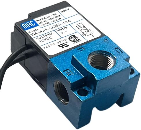 صمام الملف اللولبي للتحكم في تعزيز 3 منافذ، بديل لسلسلة MAC Valve 35A وOEM 35A-AAA-DDBA-1BA، 12V DC 5.4W وحدة تحكم إلكترونية عالية التدفق للمركبات ذات الشحن التوربيني in Kuwait