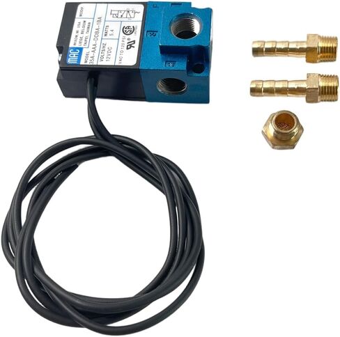 صمام الملف اللولبي للتحكم في تعزيز 3 منافذ، بديل لسلسلة MAC Valve 35A وOEM 35A-AAA-DDBA-1BA، 12V DC 5.4W وحدة تحكم إلكترونية عالية التدفق للمركبات ذات الشحن التوربيني in Kuwait