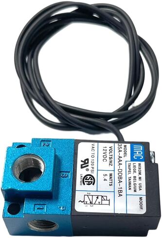 صمام الملف اللولبي للتحكم في تعزيز 3 منافذ، بديل لسلسلة MAC Valve 35A وOEM 35A-AAA-DDBA-1BA، 12V DC 5.4W وحدة تحكم إلكترونية عالية التدفق للمركبات ذات الشحن التوربيني in Kuwait