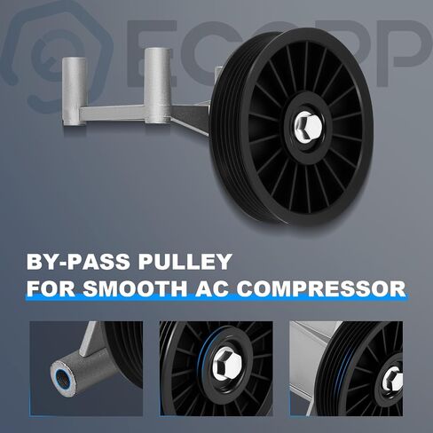 ECCPP A/C ضاغط تجاوز بكرة 34286 بديل متين لأداء التيار المتردد السلس يناسب 2007-2012 لنيسان ألتيما 2.5L in Kuwait