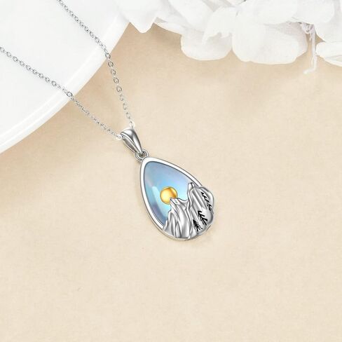 YFN Mustard Seed Necklace Sterling Silver Faith Can Move Mountains Mustard Seed Pendant Necklace Turquoise Mountains Jewelry For Women Girls Christian Gift in Saudi Arabia
