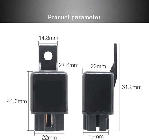 40 Amp 12v Universal Relay for Fog Driving Light Wire Wiring Harness Car Air Conditioner Fan Automotive 1Pcs in Kuwait