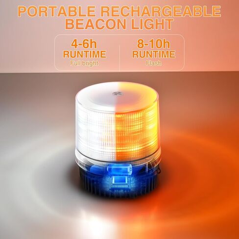 Nilight 18led Magnetic Beacon Light Red Blue Wireless Rovating Powered Powered Powerning Adminning Safeter in Saudi Arabia
