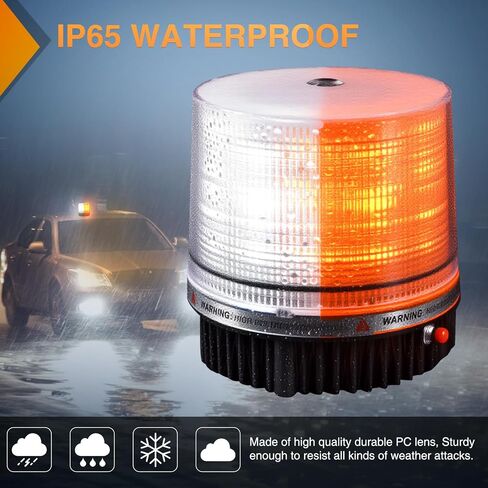 Nilight 18led Magnetic Beacon Light Red Blue Wireless Rovating Powered Powered Powerning Adminning Safeter in Saudi Arabia