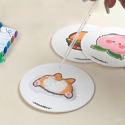 3D Drawing Magic Canvas Sponge, Puffy 3D Drawings Canvas Sponge, 8 PCS Foam Texture Paper 1 Bubble Drawing Pen, Painting & Creative Projects, Playful Design with Cute Patterns Art Supplies in Saudi Arabia