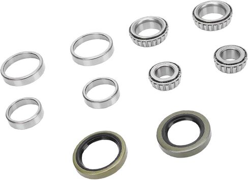 L68149 LM12749 Txle Wheel Hub Beas Kit، 10 قطع y مجموعة Bea الخارجية الداخلية مع احتكاك Duces لـ 1 1/16in Txles، ort لسحب Exence in Kuwait