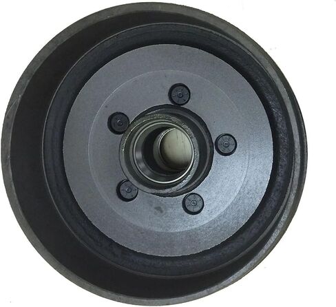 HD545 KIT مجموعة طبلة محور فرامل المقطورة 5 على 4.5 بوصة - لمحور 3500 رطل 10 بوصة × 2-1/4 بوصة فرامل كهربائية وهيدروليكية - 22001K 008-247-05 84546-5 × 1/2 بوصة - 20 مسامير مثبتة، 5 صواميل عجلة مخروطية 1/2-20 بوصة in Kuwait