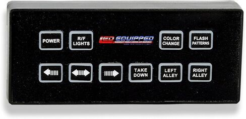 Ledqusa Condor TIR Emergency 3 وات منخفض السقف مثبت على السقف لمركبة الطوارئ LED شريط إضاءة 40 بوصة (أخضر / كهرماني) in Saudi Arabia