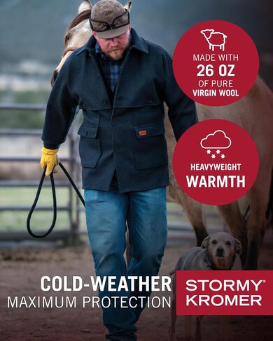 معطف Stormy Kromer Mackinaw - معطف خارجي للرجال في الطقس البارد in Saudi Arabia