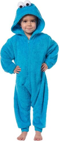 Sesame Street Union Suit Boy's Toddler Super Grover Costume Pajama Outfit (Super Grover, 4T) in Saudi Arabia