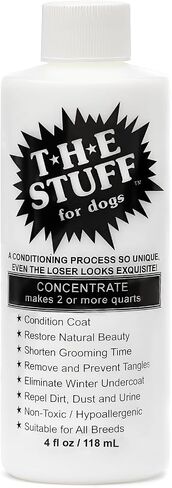 The Stuff Leave-in Dog Conditioner and Detangler Spray | 16oz Ready to Use | Perfect Solution for Managing Matted Dog Hair Dog Detangling and Dematting Spray in Saudi Arabia