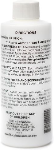 The Stuff Leave-in Dog Conditioner and Detangler Spray | 16oz Ready to Use | Perfect Solution for Managing Matted Dog Hair Dog Detangling and Dematting Spray in Saudi Arabia
