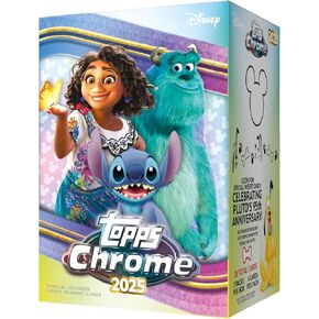 Topps 2025 Chrome® Disney - Value Box (4 cards per pack, 7 packs per box) in Kuwait