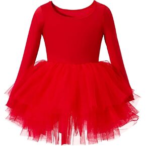 Long Sleeve Tutu Dresses for Toddler Girls Dance Ballet Leotards Little Girls Ballerina Costume Outfits in Saudi Arabia