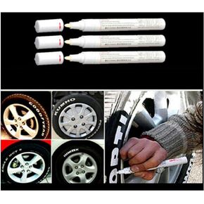 3pc White Paint Pen Marker Waterproof Permanent Car Tire Lettering Rubber Letter in Saudi Arabia