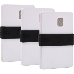 محفظة BAND[it] البسيطة - شريط نقود EDC نحيف للبطاقات والنقود - بديل محفظة الجيب الأمامي - حزام مطاطي من السيليكون (أسود) 3 عبوات in Kuwait