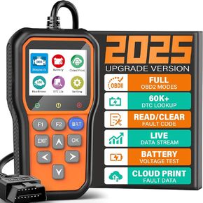 أداة تشخيص الماسح الضوئي BluSon YM319 obd2 مع اختبار البطارية، فحص قارئ رمز خطأ المحرك مع البيانات الحية، الطباعة السحابية، بحث DTC، إطار التجميد، أداة المسح الضوئي لجميع سيارات بروتوكول obdii منذ عام 1996 in Kuwait