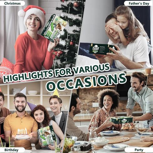 Anyflee 2 Pcs Prank Gift Box, Toilet Golf Game Facade, Wrap the Actual Gifts with a Prank Empty Gag Box, Funny Christmas Gag Presents Ideas for Dad Men Boyfriend (Pack of 2) in Kuwait