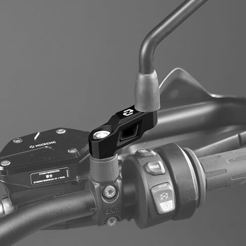 NICECNC مرآة موسع من الألومنيوم متوافق مع BMW R1250GS 2019-2023، Adventure 2019-2024، أسود، انظر الملاءمة in Kuwait