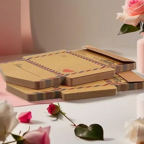 46 sheets/set Retro Vintage Kraft Paper Envelopes Mini Cute Kawaii Cartoon Stationery Post Letter Envelope Gifts in Saudi Arabia