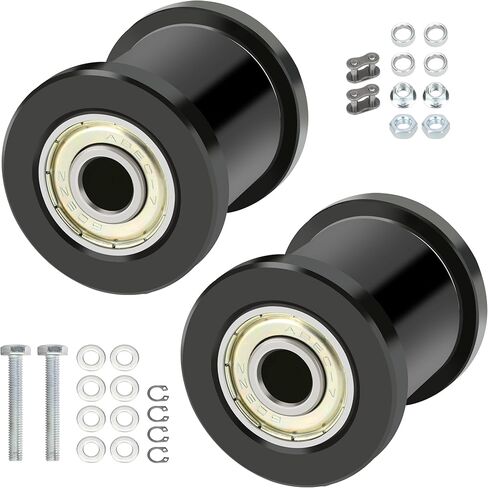 YOXUFA Mini Bike Chain Tensioner with 1-3/4" Roller + Chain Adjuster for Baja Doodlebug Dirt Bug DB30 Motovox Mbx10 Mbx11 Predator 79cc 97cc 98cc 100cc 2.5 3.0hp Powersport Mini Bike Parts in Kuwait