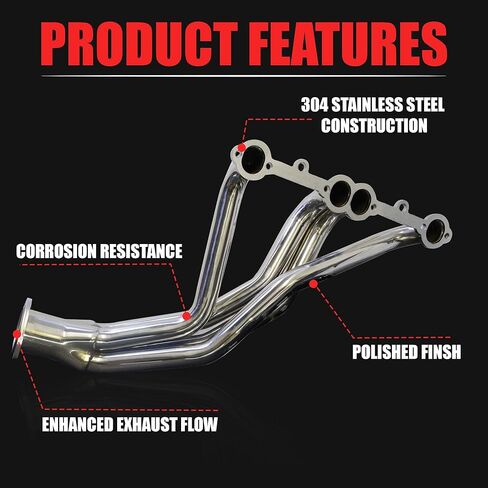 CAE - 3 بوصة مجموعة عادم النحاس مجموعة طوقا مجموعة حشية - ختم شفة العادم القابلة لإعادة الاستخدام للخدمة الشاقة لـ SBC BBC 302 350 383 454 - 3 تصميم الترباس - ختم حلقة O LEAKPROOفي in Kuwait