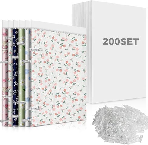 مجموعة من 200 لوحة تنظيم قماش بقياس 7.5 × 10.5 بوصة، لوحات كتب هزلية أنيقة وسهلة لتخزين القماش والمجلات والكتب، ويشمل ذلك 400 مشبك تمساح بلاستيكي للتثبيت الآمن in Kuwait
