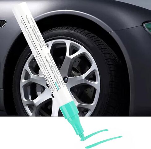 JTLB 1 قطعة مقاومة للماء قلم رصاص احترافي للسيارة قلم طلاء الإطارات (أخضر) in Kuwait