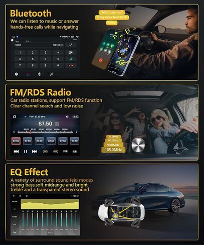 راديو ستيريو للسيارة 8Core 4G + 64G لسيارة Toyota Highlander 2014-2019 - Wireless CarPlay Android Auto | 5G واي فاي GPS للملاحة | بلوتوث اف ام/اس دبليو سي | شاشة لمس | التوصيل والتشغيل | كاميرا احتياطية in Saudi Arabia