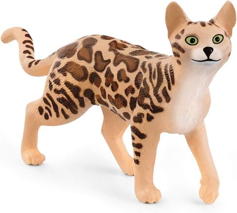 Schleich Farm World New 2023, Cute Farm Animal Toys for Kids and Toddlers, Abyssinian Cat Toy, Ages 3+ in Saudi Arabia