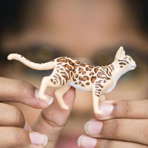 Schleich Farm World New 2023, Cute Farm Animal Toys for Kids and Toddlers, Abyssinian Cat Toy, Ages 3+ in Saudi Arabia