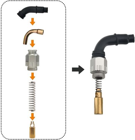 Carburetor Choke Plunger Hot Start Nut for Keih FCR FCR-MX Carb Honda CRF250 CRF450 Kawasa KX250 (Blue) in Kuwait