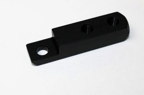 Billet Carb Mounting Bracket | 2.5 in | Throttle Cable Bracket | Aluminum | Black Anodized | Enderle | Each in Saudi Arabia