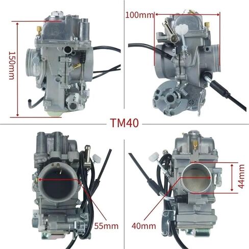 TM40-6 Flatslide Racing Motorcycle Carburetor Upgrade Kit for LTZ400/DR650/DRZ400/DR600 Replace 40mm TM40 Carb in Kuwait