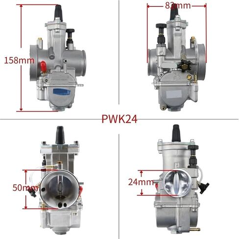 ل مع باور جيت موتو كارب 2T 4T ATV ​​رباعية الذهاب كارت 75-250cc دراجة نارية العالمي المكربن ​​PWK24 26 28 30 32 34 مللي متر (ل PWK 26 مللي متر) in Kuwait