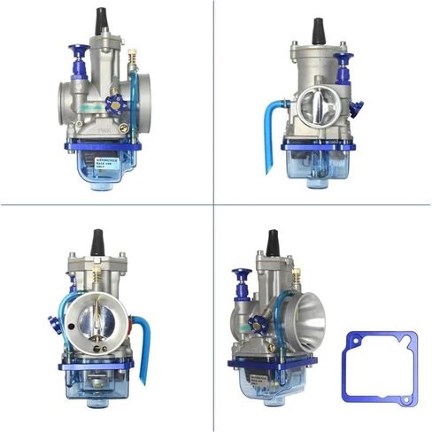 PWK 24 26 28 30 32 34mm Universal Carburetor for ATV Oko 2T 4T Moto Carb with Power Jet Carburador(Blue 30mm) in Saudi Arabia