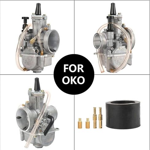 PWK 21 24 26 28 30 32 34 2T 4T Motorcycle Carburetor with Power Jet for ATV Quad UTV(Transparent Color) in Saudi Arabia