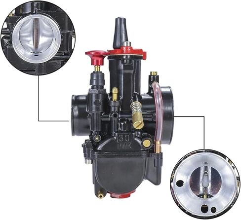 Pitbike دراجة نارية ستارة مسطحة المكربن ​​2 السكتة الدماغية ل 21 24 26 28 30 32 34 مللي متر سباق المكربنات إندورو موتوكروس (24 مللي متر) in Saudi Arabia