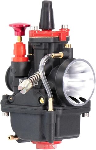 Carburetor Small Pwk 15mm 17mm 19mm 21mm 23mm Flat Curtain Carburetor fit for 50cc-125cc Scooter Moped 2T4T Motorcycle(23) in Saudi Arabia