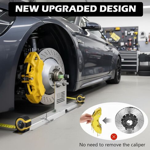 Heavy-Duty Wheel Alignment Tool with American Flag—No Caliper Removal Required. Universal Alignment Tools Automotive Suitable for Cars, Trucks, SUVs, ATVs/UTVs, etc., （Black） in Saudi Arabia