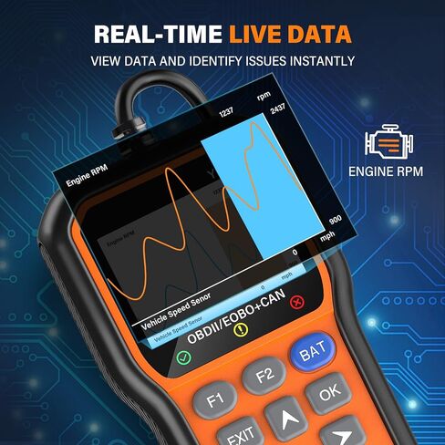 أداة تشخيص الماسح الضوئي BluSon YM319 obd2 مع اختبار البطارية، فحص قارئ رمز خطأ المحرك مع البيانات الحية، الطباعة السحابية، بحث DTC، إطار التجميد، أداة المسح الضوئي لجميع سيارات بروتوكول obdii منذ عام 1996 in Kuwait