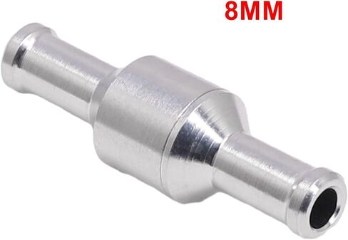 صمام فحص ألومنيوم لخرطوم فراغ معزز الفرامل، صمام غير رجعي في اتجاه واحد 6 مم 8 مم 10 مم 12 مم للأنظمة الهيدروليكية للسيارات (10 مم) in Kuwait