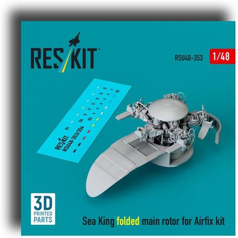 Reskit RSU48-0353 1/48 Sea King الدوار الرئيسي المطوي لمجموعة Airfix in Kuwait