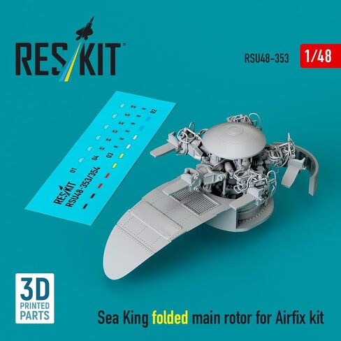 Reskit RSU48-0353 1/48 Sea King الدوار الرئيسي المطوي لمجموعة Airfix in Kuwait
