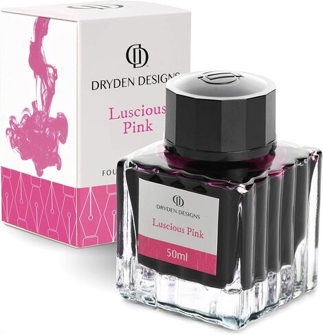 Dryden Designs Ink Bottle for Fountain Pen | Luxury Edition, Smooth Flow, Compact Designed 50ml Million Dollar Red in Kuwait