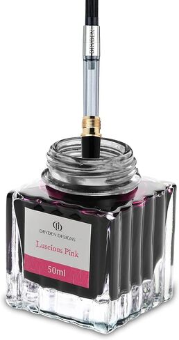 Dryden Designs Ink Bottle for Fountain Pen | Luxury Edition, Smooth Flow, Compact Designed 50ml Million Dollar Red in Kuwait