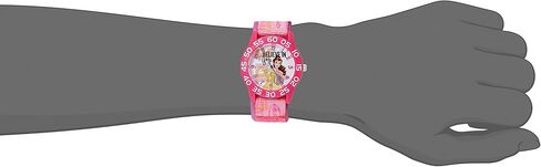 Disney Princess Kids' Plastic Time Teacher Analog Quartz Nylon Strap Watch in Kuwait