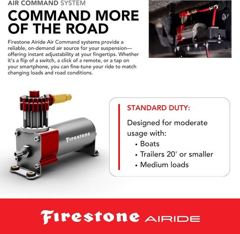 Firestone Airide 2923 Air Command Single Heavy-Duty Compressor App & Remote in Saudi Arabia